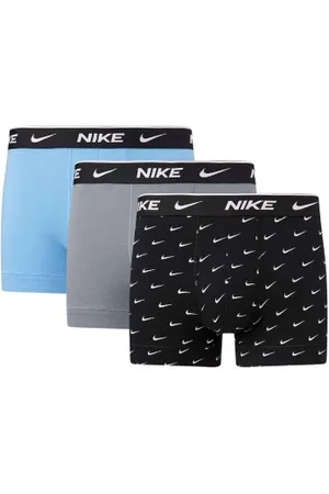 Nike Herenslips 9P Everyday Essentials Cotton Stretch Trunk D1 Grijs/Blauw katoen Medium Heren