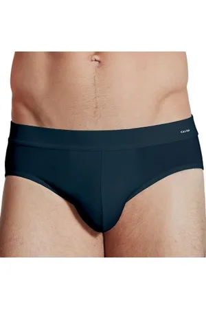 Calida Herenslips Cotton Code Slip Donkerblauw katoen Large Heren