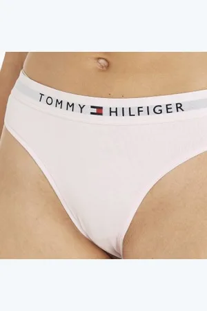 Tommy Hilfiger Thongs Lichtroze ecologisch katoen X-Small Dames