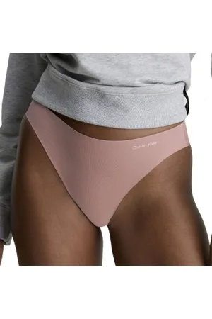 Calvin Klein Invisibles Cotton Bikini Briefs Lichtroze X-Small Dames