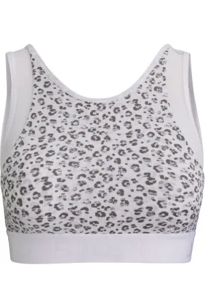 Björn Borg Animal Print Soft Top Wit patroon polyamide 36 Dames