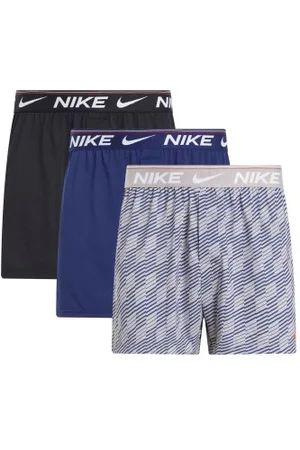 Nike Herenslips 3P Ultra Comfort Boxer Zwart/Blauw Small Heren