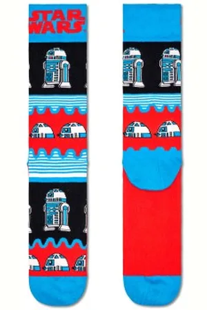 Happy Socks Sokken Star Wars R2-D2 Sock Turkoois katoen Maat 36/40