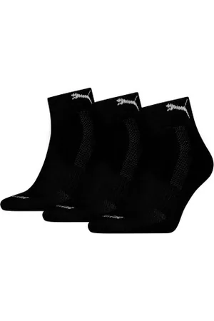 PUMA Sokken 3P Cushioned Quarter Sock Zwart Maat 35/38