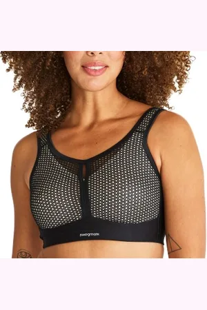 Swegmark Net Impact Force Moulded Cups Sport Bra Zwart B 75 Dames