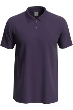 Stedman Polo Men Lila katoen Small Heren