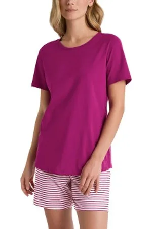 Calida Marine Dreams Short Pyjamas Roze patroon katoen Small Dames