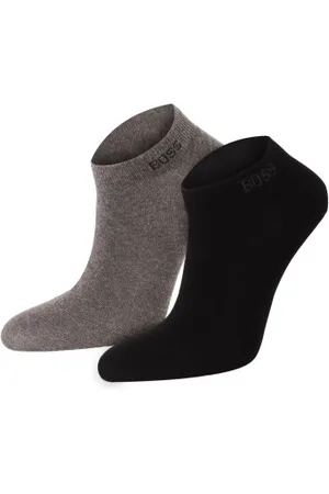 HUGO BOSS Sokken 2P Color Combed Cotton Socks Grijs/Zwart Maat 43/46 Heren