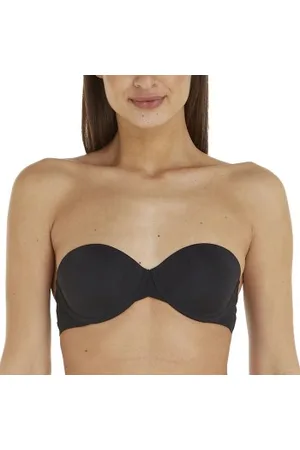 Calvin Klein Strapless Lined Bra Zwart A 70 Dames