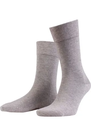 Amanda Christensen Sokken Noble Ankle Socks Grijsgemel. Maat 39/40