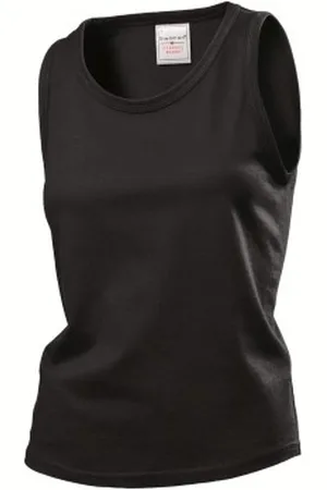 Stedman Classic Tank Top Women Zwart katoen Small Dames