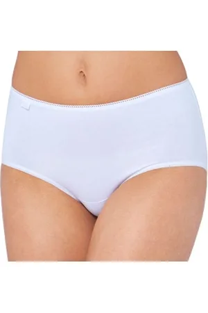 Sloggi 3P 24 7 Cotton Midi Briefs Wit katoen 38 Dames