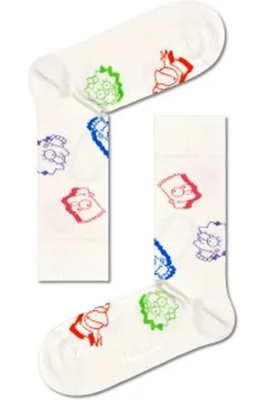Happy Socks Sokken The Simpsons Family Faced Socks katoen Maat 36/40