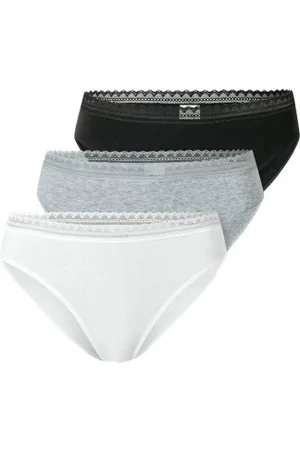 Schiesser 3P Modern Lace Rio Briefs Versch. kleure katoen 36 Dames