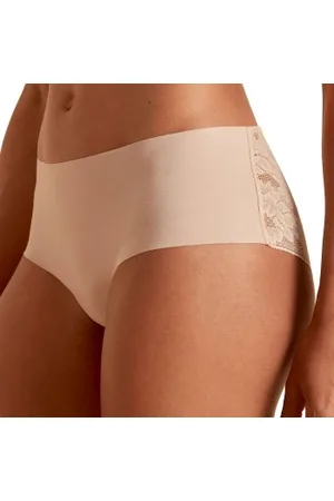 Calida Natural Skin Lace Panty Large Dames