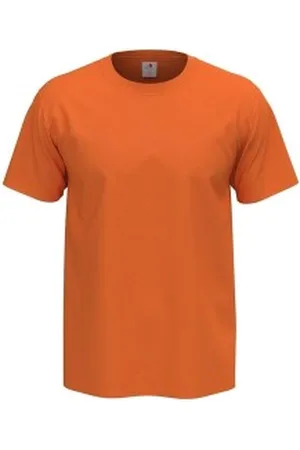 Stedman Comfort Men T-shirt Oranje katoen Small Heren