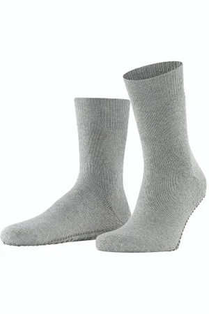 Falke Falke Sokken Homepad Crew Sock Lichtgrijs Maat 35/38 Heren