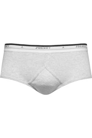 Jockey Herenslips Cotton Y-front Brief Grijs katoen Small Heren