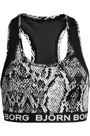 Björn Borg Performance Medium Top Sky Zwart/Wit 36 Dames