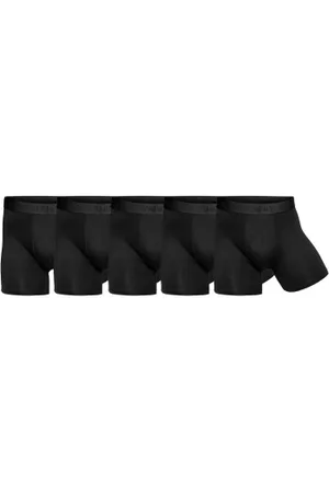 Panos Emporio Herenslips 5P Bamboo Cotton Boxers Zwart Small Heren