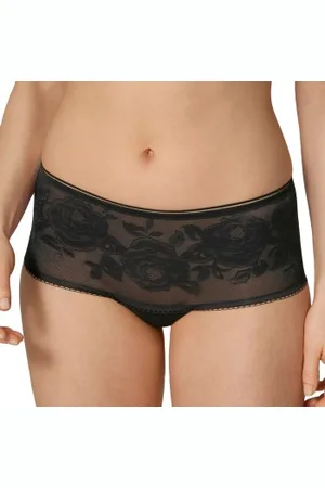 Triumph Wild Rose Sensation Bandeau Brief Zwart 36 Dames