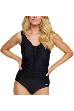 Damella Jennifer Padded Swimsuit Zwart 36 Dames