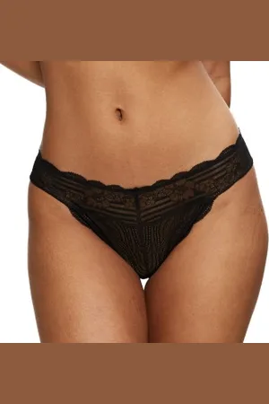 Triumph Lift Smart High Leg Brazilian EX Zwart polyamide Small Dames