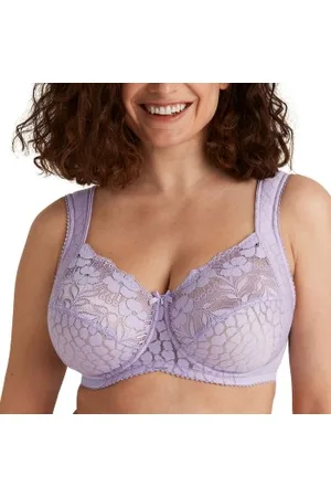 Miss Mary Miss Mary Jacquard And Lace Underwire Bra Lila B 110 Dames