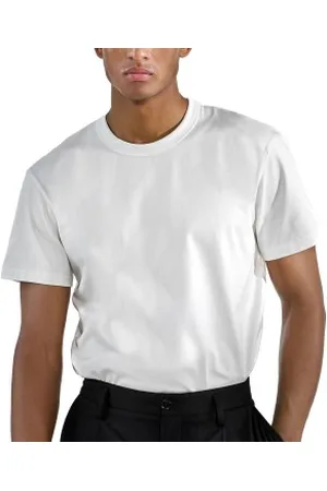 Bread & Boxers Bread and Boxers Pima Cotton Crew Neck geheel wit katoen X-Small Heren