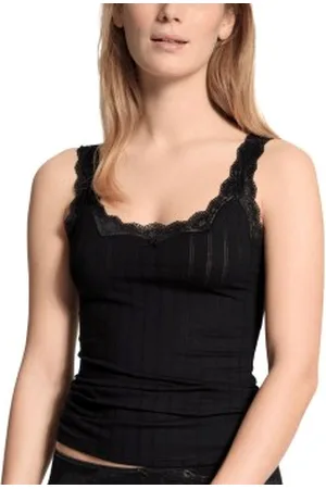 Calida Etude Toujours Tank Top Zwart katoen Small Dames