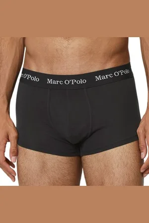 Marc O’ Polo Marc O Polo Basic Trunk Herenslips 3P Zwart katoen Large Heren