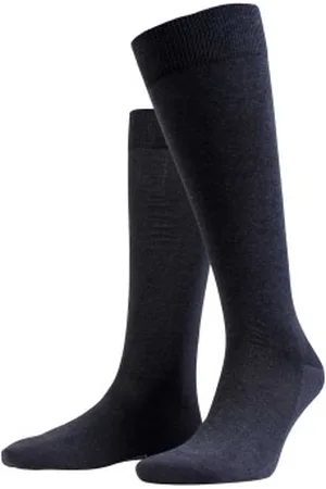 Amanda Christensen Sokken Core Knee High Sock Antraciet katoen Maat 39/40