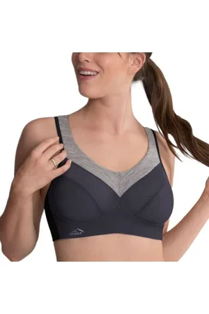 Anita Active Wool Sport Bra Grijs/Zwart B 70 Dames