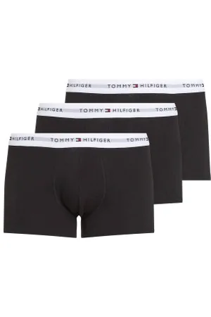Tommy Hilfiger Herenslips 3P WB Trunks Wit/Zwart katoen Medium Heren