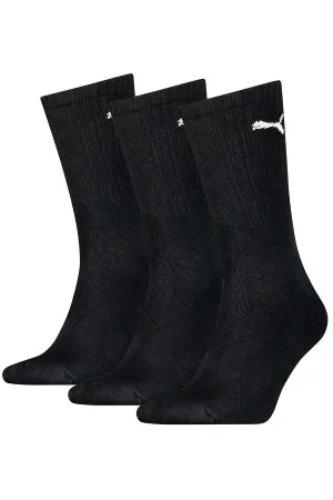 PUMA Sokken 3P Unisex Light Crew Socks Zwart Strl 35/39