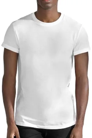Bread & Boxers Bread and Boxers Roll-Up Tee Wit ecologisch katoen Medium Heren