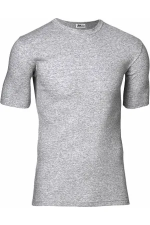JBS Basic T-shirt Grijs katoen Small Heren