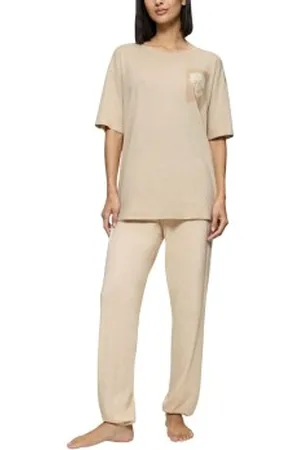 Triumph Endless Comfort Long Sleeve Pyjama Crème 36 Dames