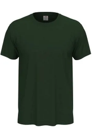 Stedman Classic Men T-shirt Donkergroen katoen Small Heren