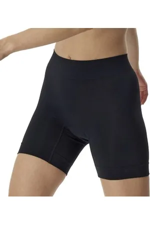 Schiesser Women Biker Shorts Zwart polyamide 3XL Dames
