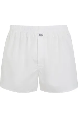 Jockey Herenslips Woven Poplin Boxer Shorts Wit katoen Small Heren