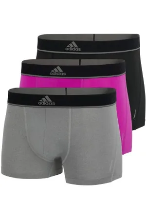 adidas Herenslips 3P Sport Trunk Grijs/Roze polyester Small Heren