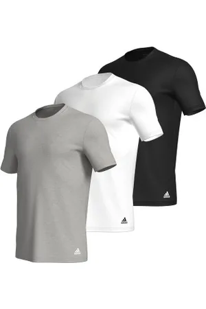 adidas 3P Active Core Cotton Crew Neck T-Shirt Versch. kleure katoen Small Heren