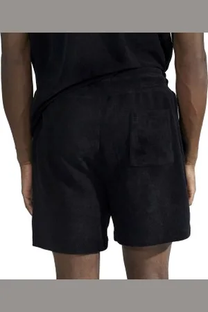 Bread & Boxers Bread and Boxers Terry Shorts Zwart ecologisch katoen Small Heren
