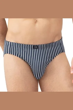 Mey Herenslips Newham Briefs Wit/Marine katoen Small Heren