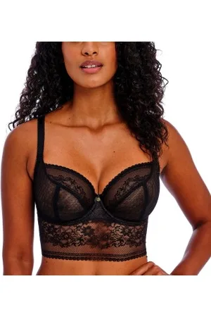 Freya Sydnie Underwired Longline Bra Zwart D 60 Dames