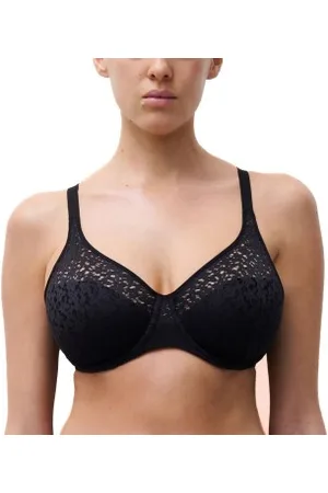 Chantelle EasyFeel Norah Underwired Bra Zwart nylon C 75 Dames