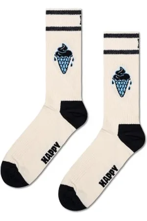 Happy Socks Sokken Ice Cold Sock Wit katoen Maat 36/40