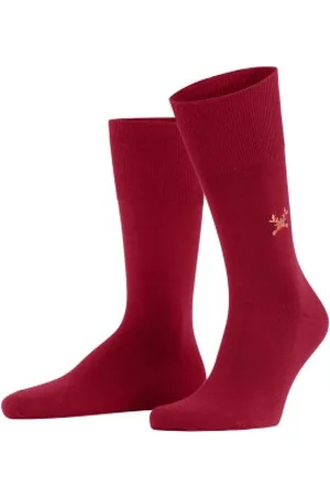 Falke Falke Sokken Airport Rudolph Socks Wijnrood Maat 41/42 Heren