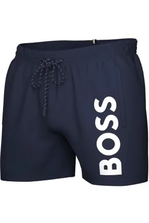 HUGO BOSS Zwembroeken Swimshorts Octopus Blauw polyamide Large Heren
